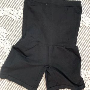 Blanqi postpartum shape wear spandex shorts.